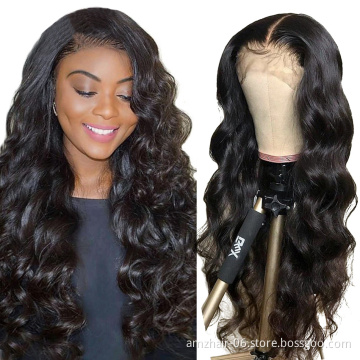 Wholesale Mink Brazilian Virgin Human Hair Lace Frontal Wig Loose Wave Natural Hair Cheap Hd Full Lace Front Wig For Black Women